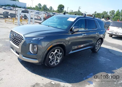 2022 Hyundai Palisade Calligraphy from USA, damaged, VIN KM8R74HE4NU373936